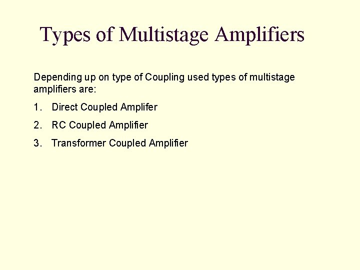 Single stage Amplifier 1 Basic BJT Amplifiers Circuits