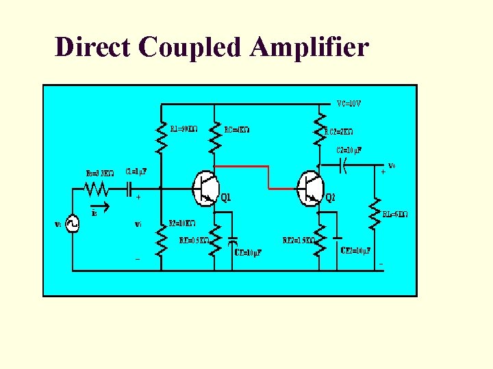 Direct Coupled Amplifier 