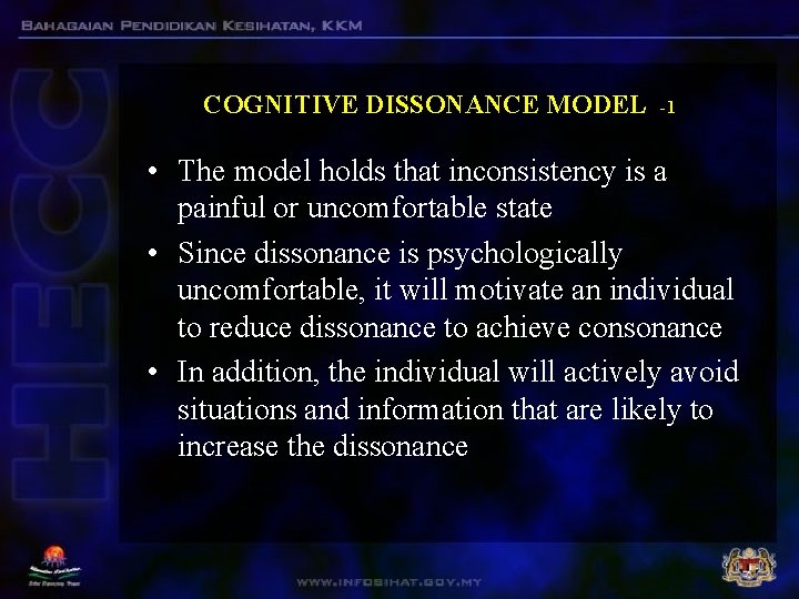 COGNITIVE DISSONANCE MODEL -1 • The model holds that inconsistency is a painful or COGNITIVE DISSONANCE MODEL -1 • The model holds that inconsistency is a painful or