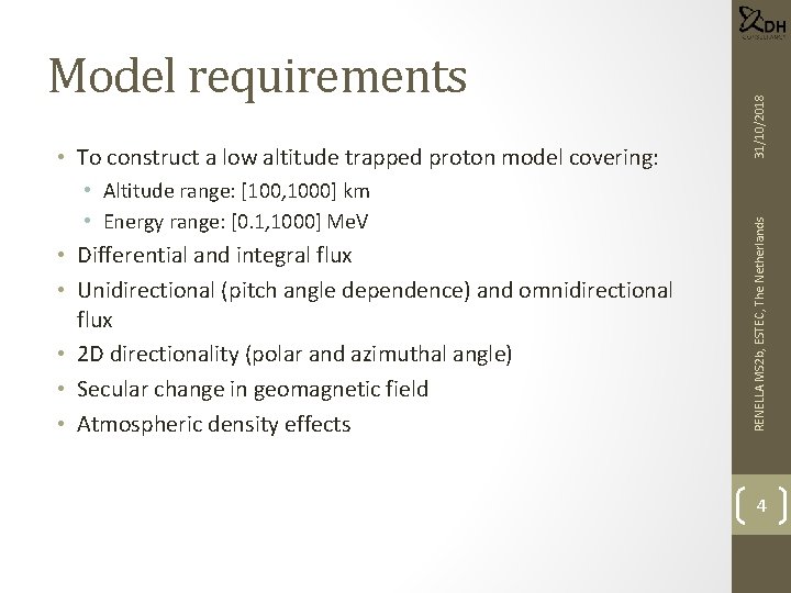  • Altitude range: [100, 1000] km • Energy range: [0. 1, 1000] Me.