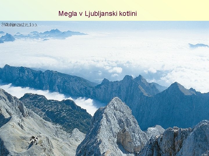 Megla v Ljubljanski kotlini 