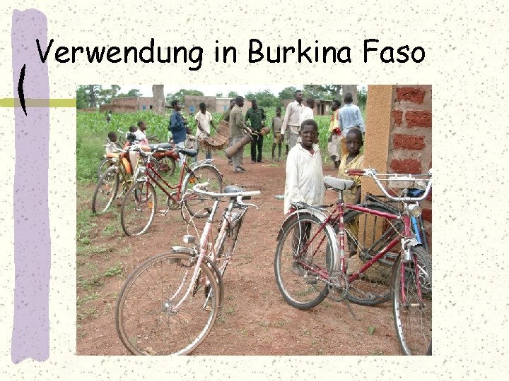 Verwendung in Burkina Faso 