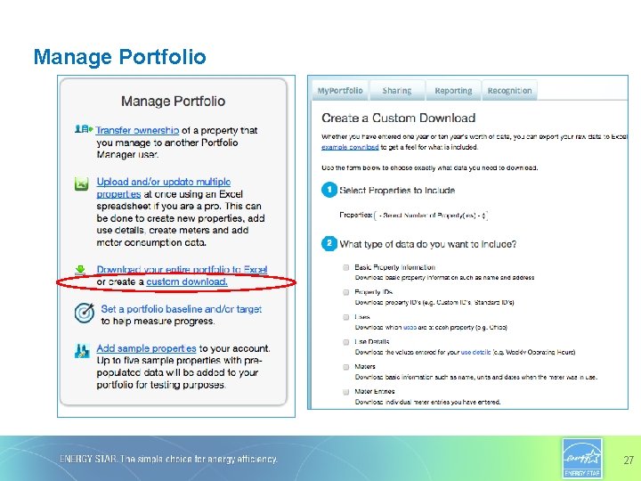 Manage Portfolio 27 