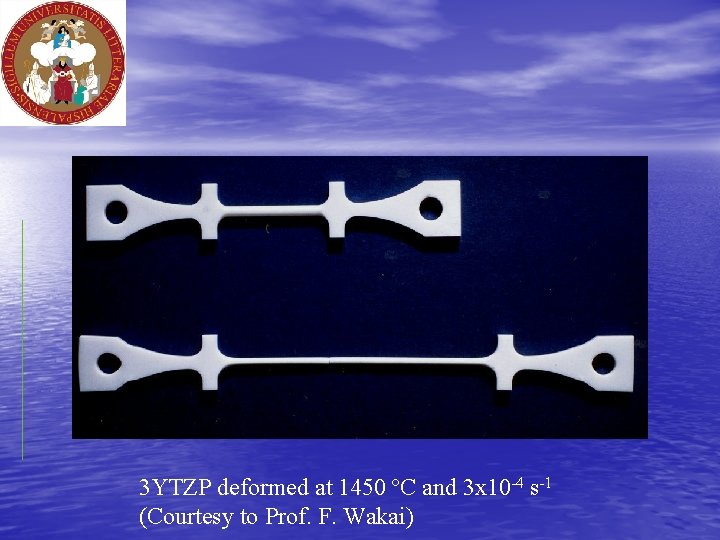 3 YTZP deformed at 1450 ºC and 3 x 10 -4 s-1 (Courtesy to