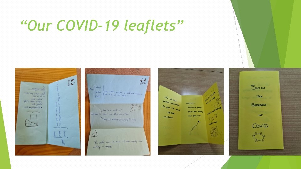 “Our COVID-19 leaflets” 