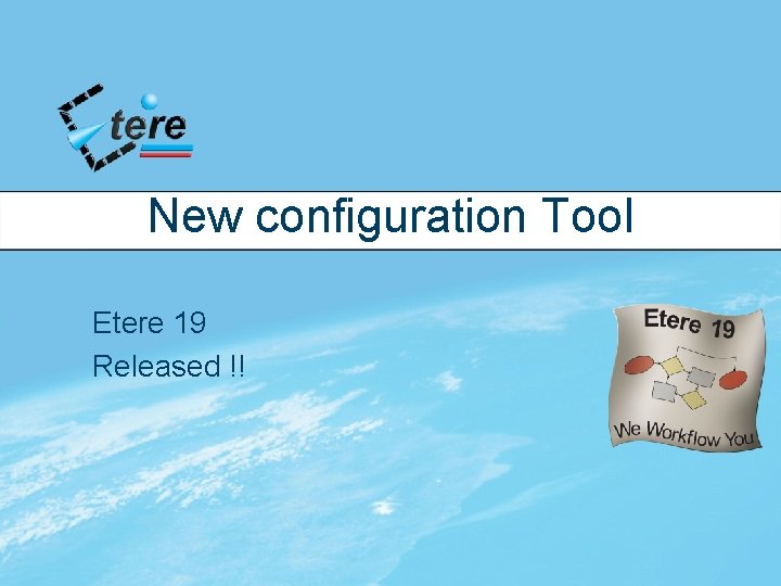 New configuration Tool Etere 19 Released !! 