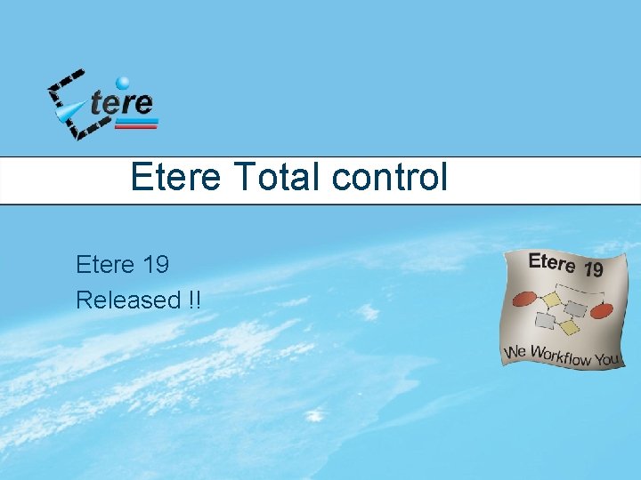 Etere Total control Etere 19 Released !! 