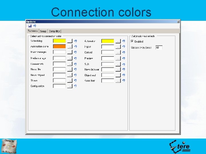 Connection colors 
