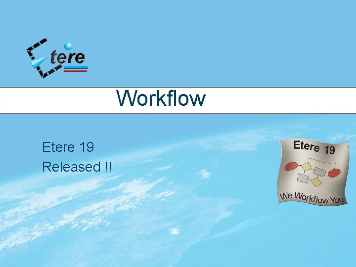 Workflow Etere 19 Released !! 