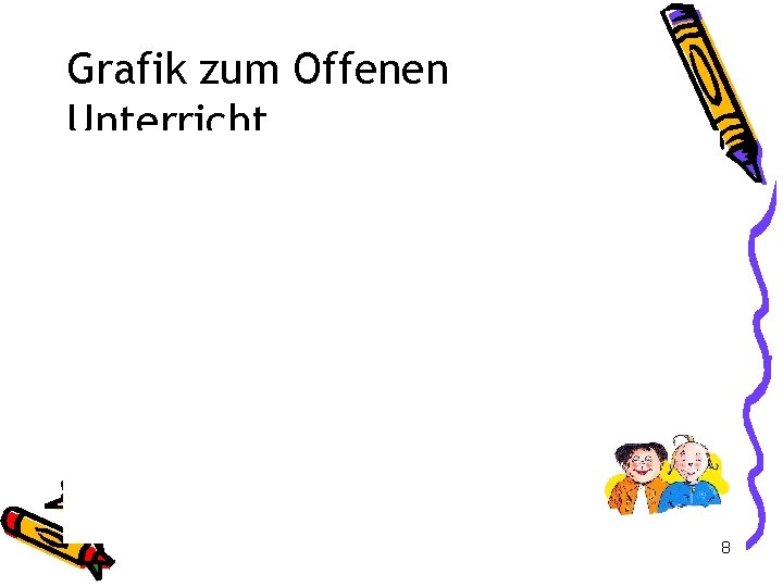 Grafik zum Offenen Unterricht 8 