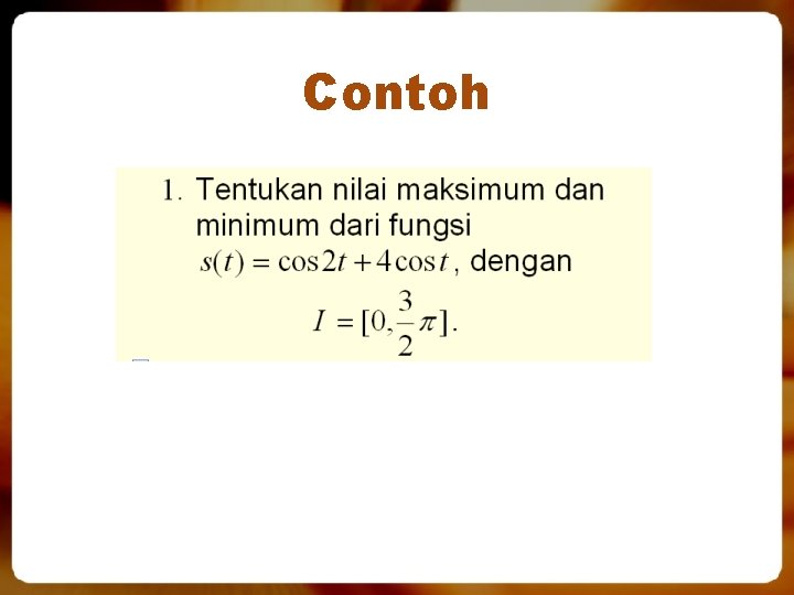 Contoh 