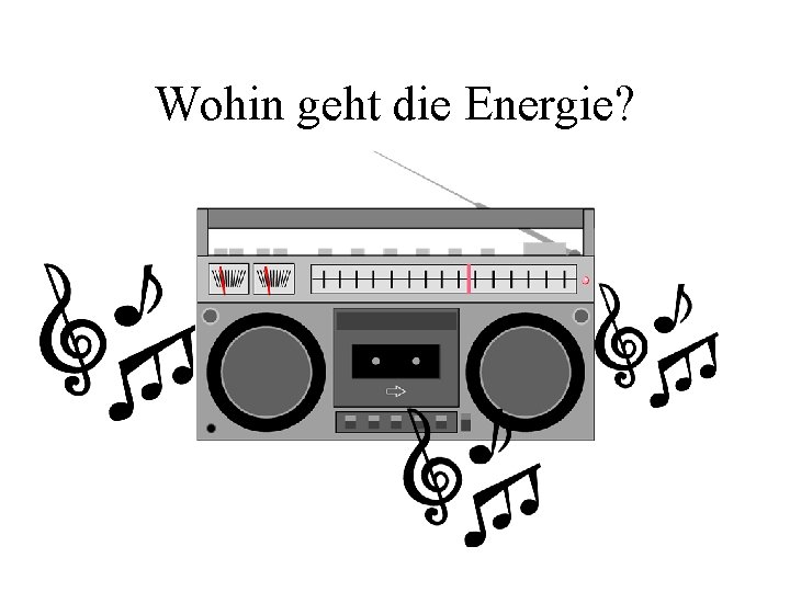 Wohin geht die Energie? 