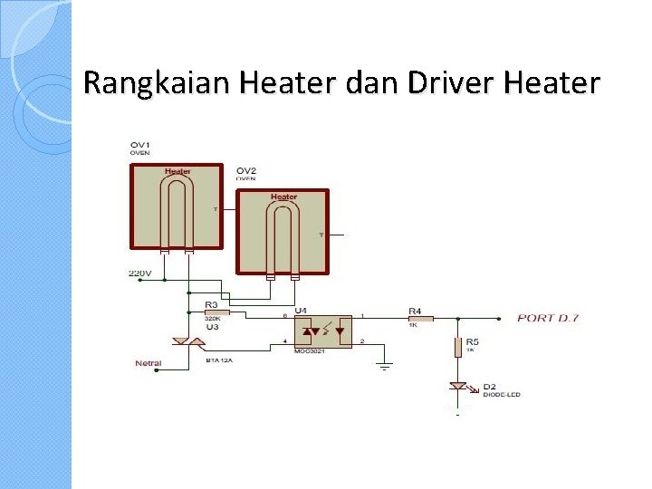Rangkaian Heater dan Driver Heater 