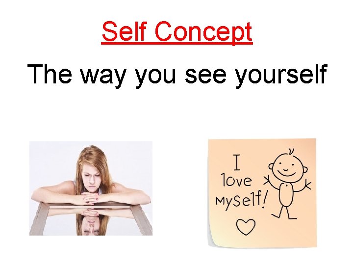 Self Concept The way you see yourself 