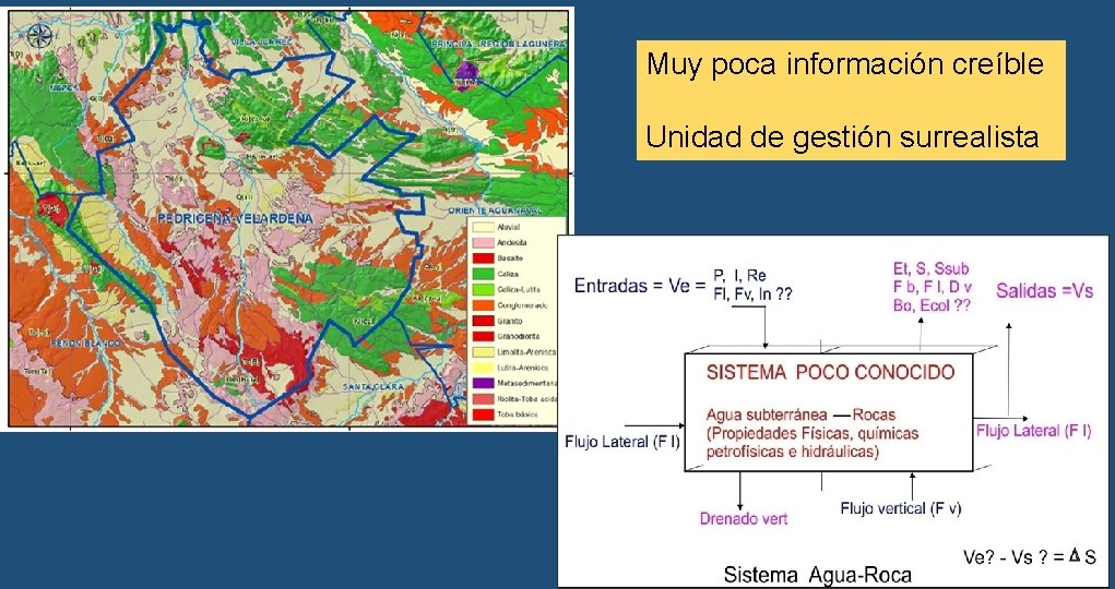 Muy poca información creíble Unidad de gestión surrealista 