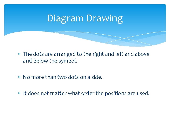 Diagram Drawing The dots are arranged to the right and left and above and Diagram Drawing The dots are arranged to the right and left and above and