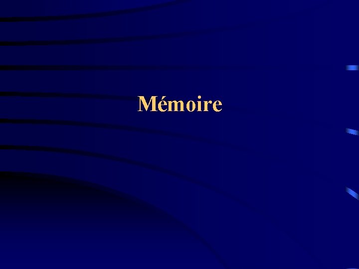 Mémoire 
