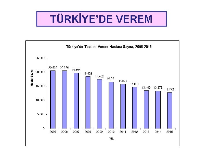 TÜRKİYE’DE VEREM 