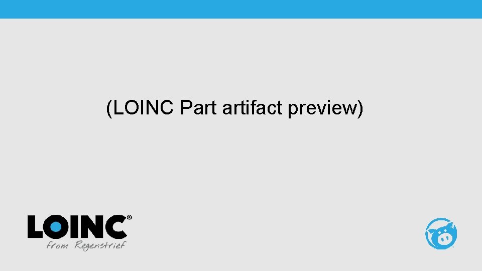 (LOINC Part artifact preview) 