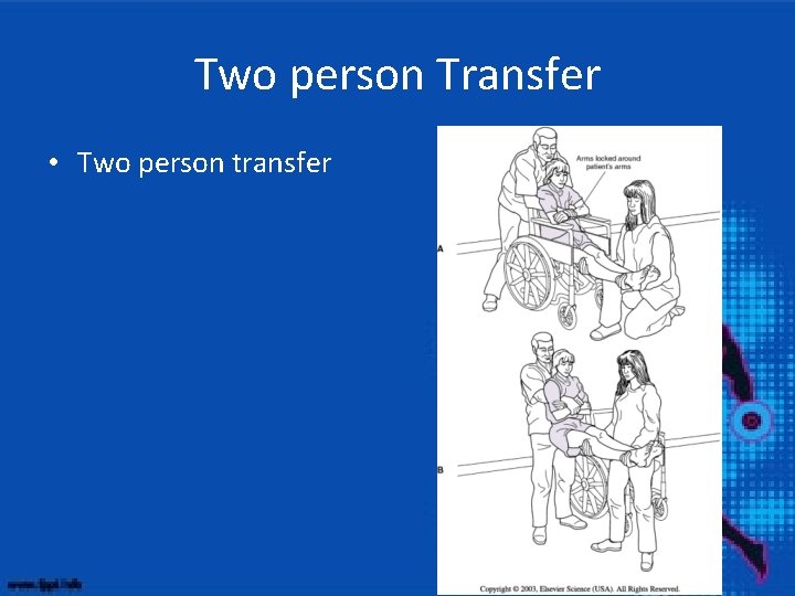 Two person Transfer • Two person transfer 