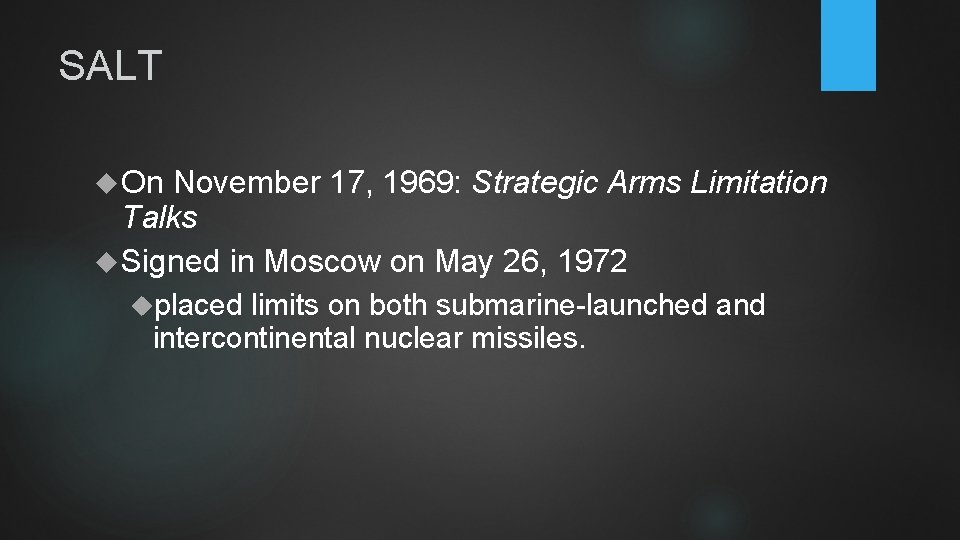 SALT On November 17, 1969: Strategic Arms Limitation Talks Signed in Moscow on May