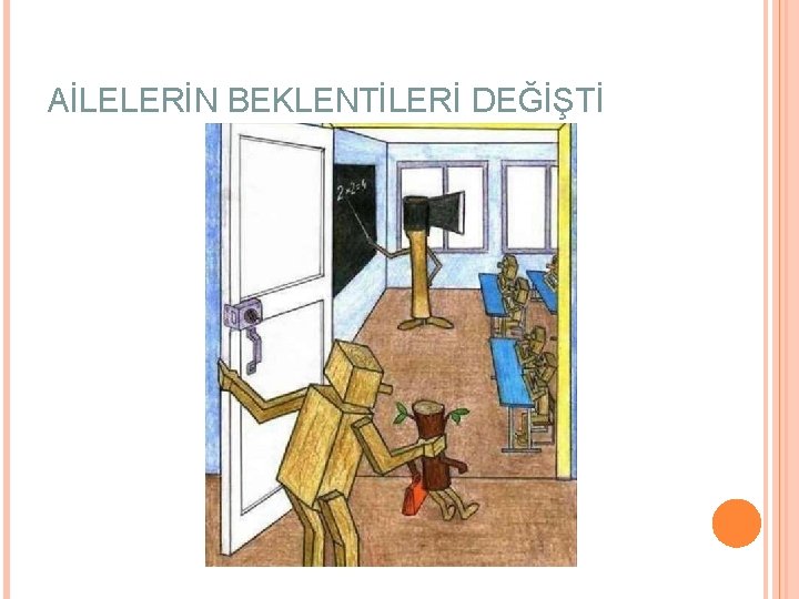 AİLELERİN BEKLENTİLERİ DEĞİŞTİ 