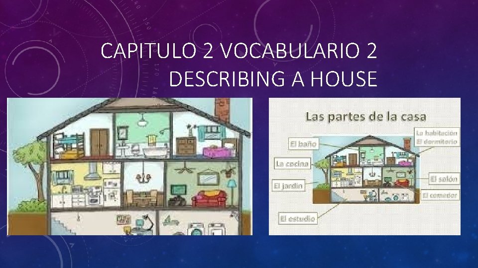 CAPITULO 2 VOCABULARIO 2 DESCRIBING A HOUSE 