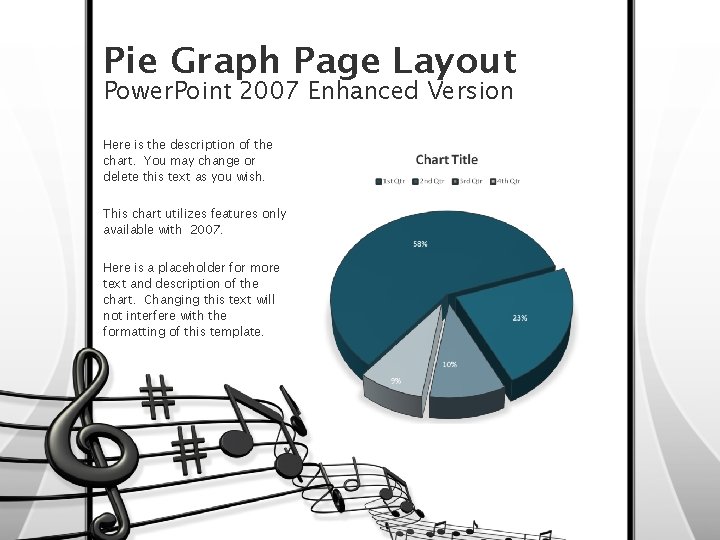 Pie Graph Page Layout Power. Point 2007 Enhanced Version Here is the description of