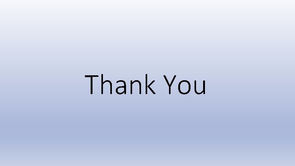 Thank You Thank You