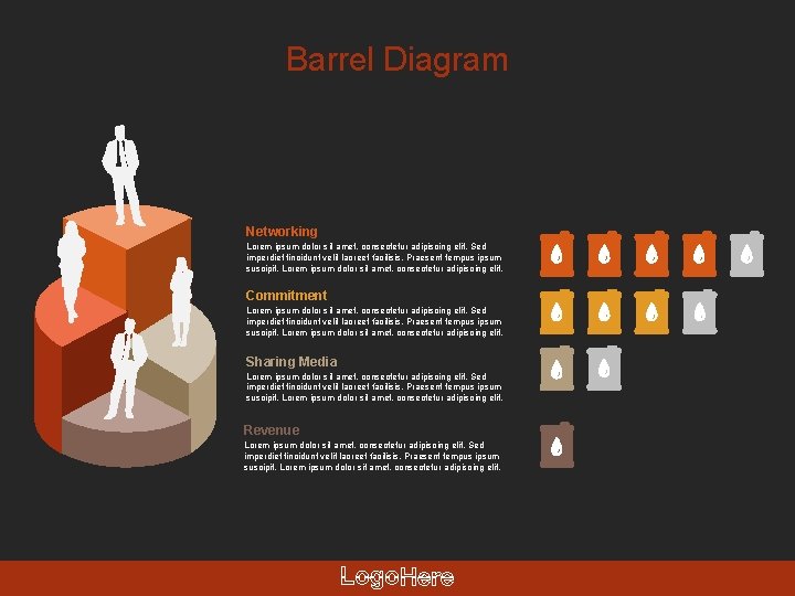 Barrel Diagram Networking Lorem ipsum dolor sit amet, consectetur adipiscing elit. Sed imperdiet tincidunt