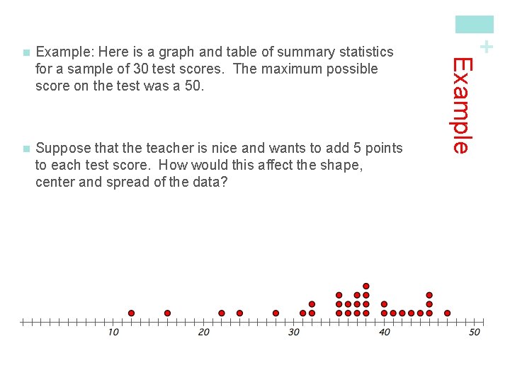 n Suppose that the teacher is nice and wants to add 5 points to