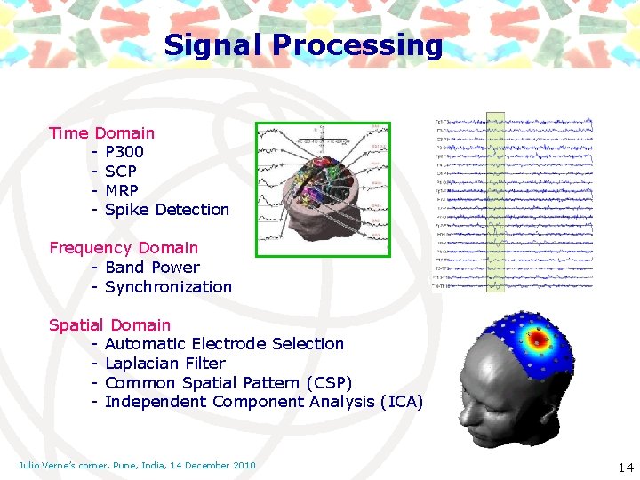 Signal Processing Time Domain - P 300 - SCP - MRP - Spike Detection