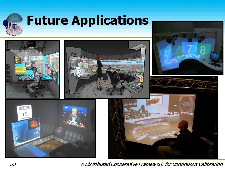 Future Applications 23 A Distributed Cooperative Framework for Continuous Calibration 