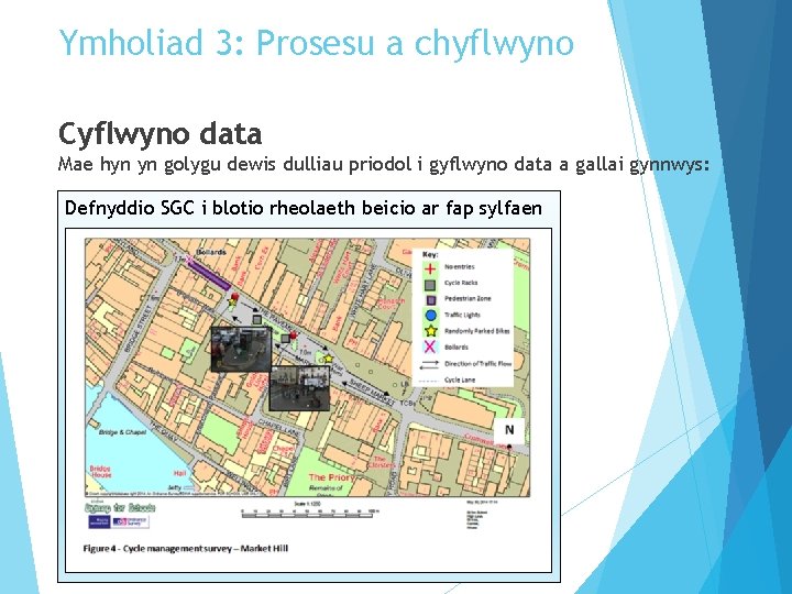 Ymholiad 3: Prosesu a chyflwyno Cyflwyno data Mae hyn yn golygu dewis dulliau priodol
