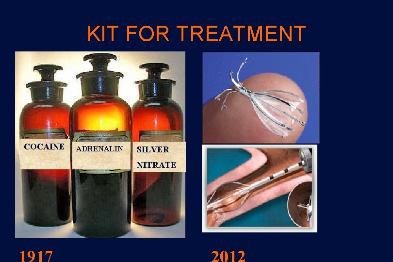 KIT FOR TREATMENT COCAINE ADRENALIN SILVER NITRATE 