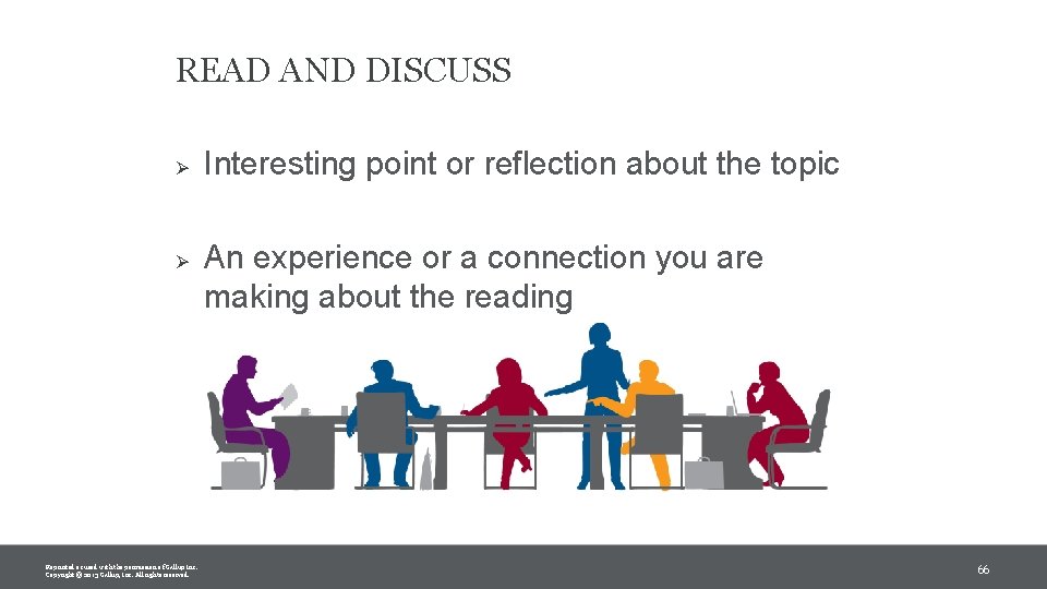 READ AND DISCUSS Ø Ø Reprinted or used with the permission of Gallup Inc. READ AND DISCUSS Ø Ø Reprinted or used with the permission of Gallup Inc.