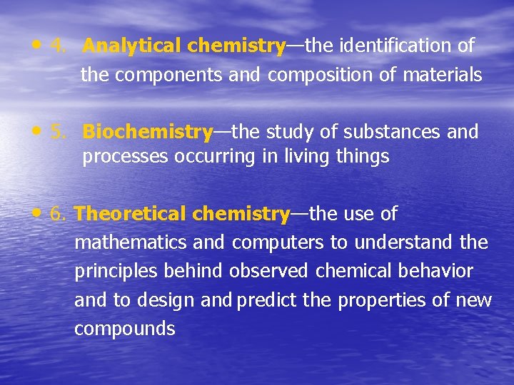  • 4. Analytical chemistry—the identification of the components and composition of materials •