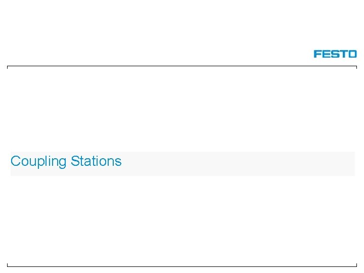 Coupling Stations 
