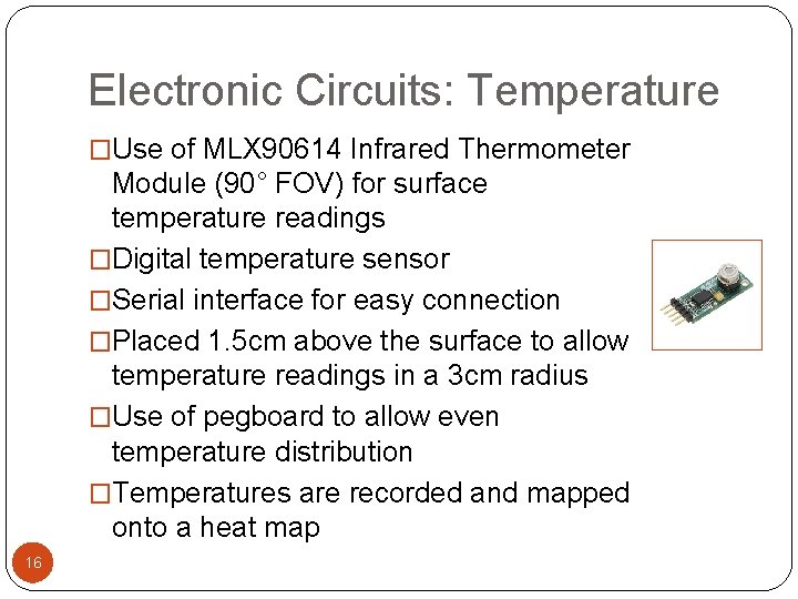 Electronic Circuits: Temperature �Use of MLX 90614 Infrared Thermometer Module (90° FOV) for surface