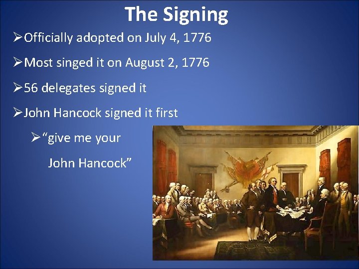what did men mean in declaration of independence
