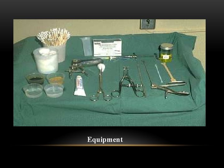 Equipment 