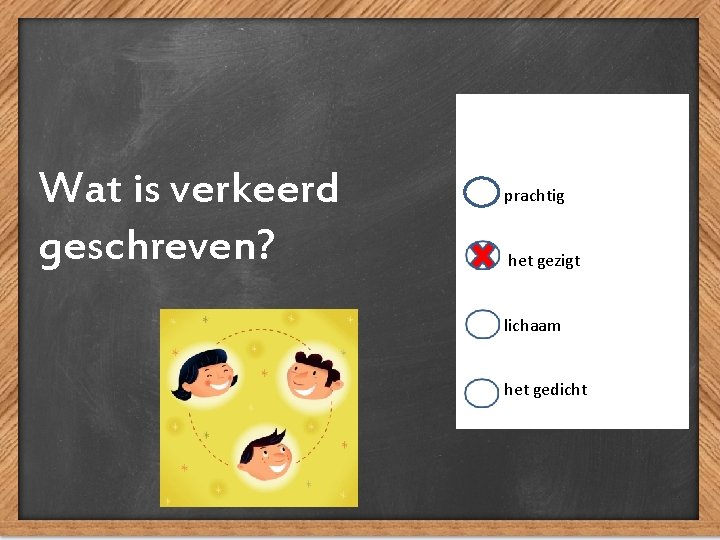 Wat is verkeerd geschreven? prachtig het gezigt lichaam het gedicht 