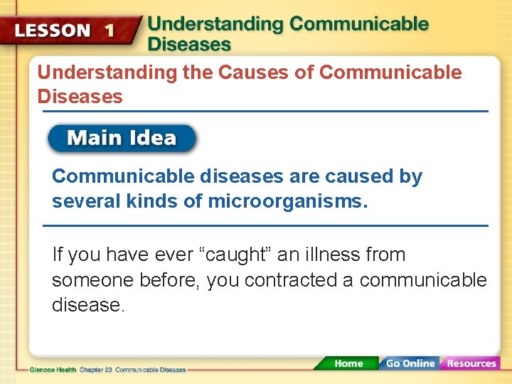 Understanding the Causes of Communicable Diseases Communicable diseases are caused by several kinds of