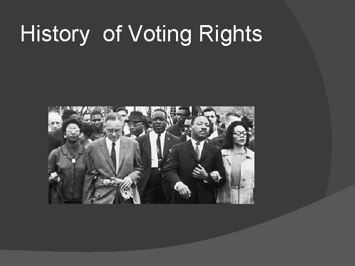History of Voting Rights 