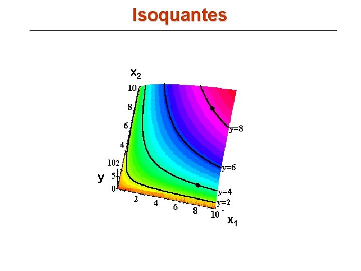 Isoquantes x 2 y x 1 