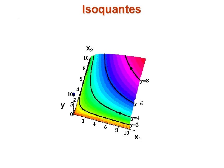 Isoquantes x 2 y x 1 