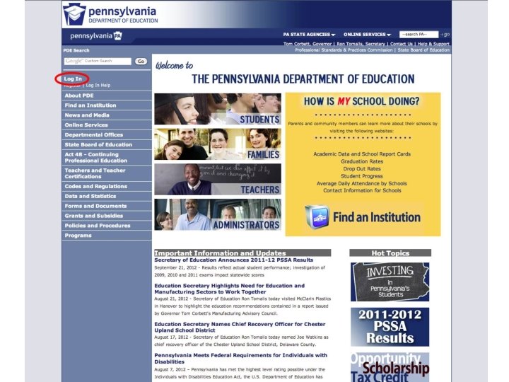 PDE Website 