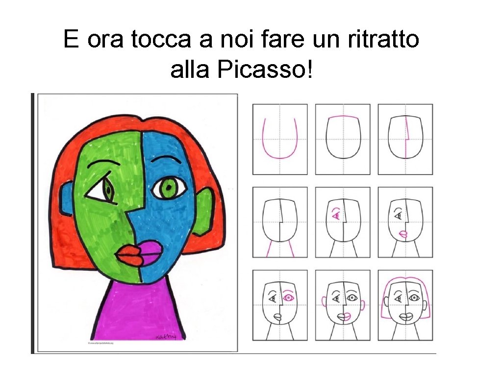 E ora tocca a noi fare un ritratto alla Picasso! 
