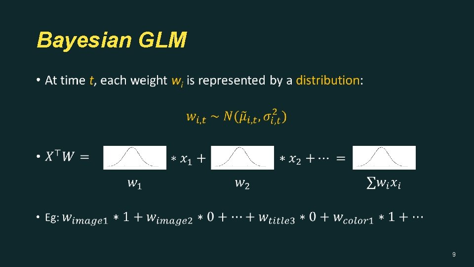 Bayesian GLM • 9 