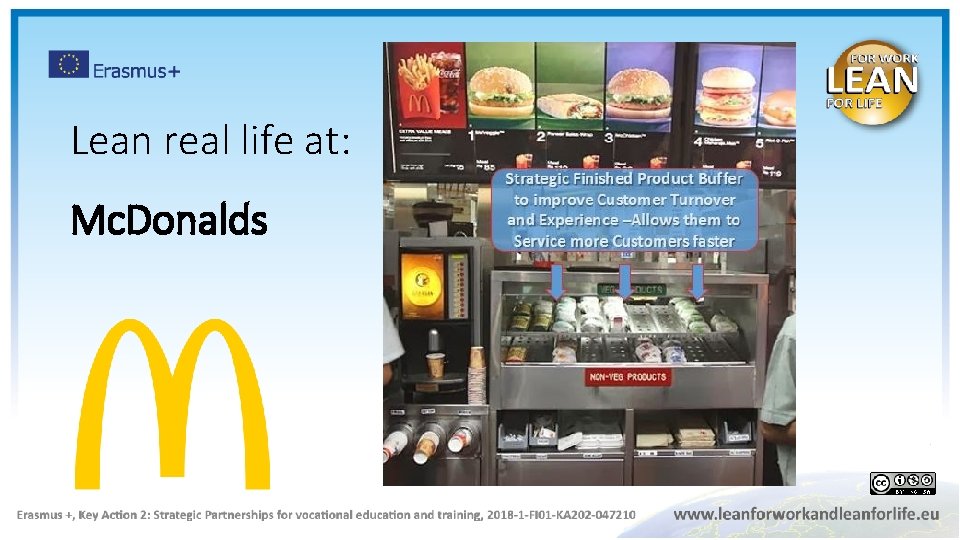 Lean real life at: Mc. Donalds 